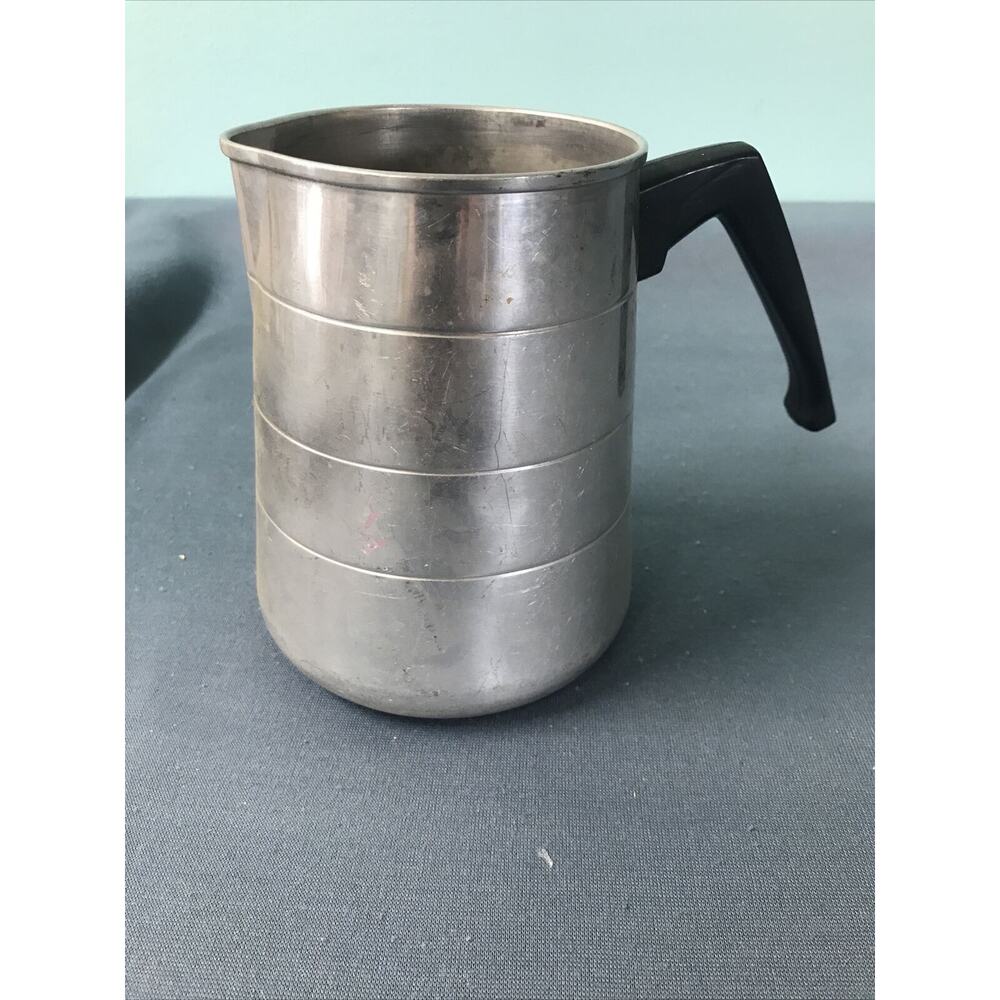 Vitality Pitch'r‎ - Pan Aluminum by Makers of Mirro 4 Cups with Lid - Vintage